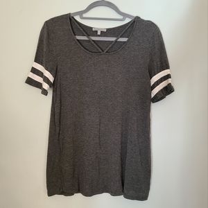Charlotte Russe Gray T-Shirt
